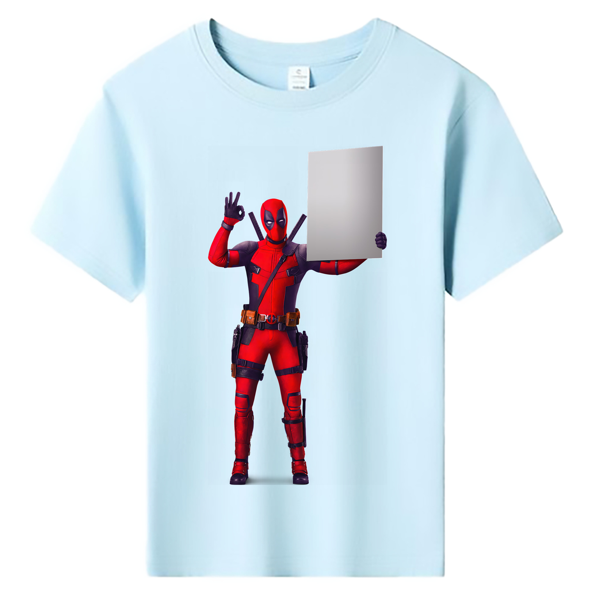 （画像用） Deadpool デッドプール 綿100％キッズTシャツ（フロントプリント）